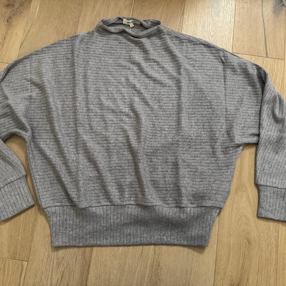 Madewell Mockneck Dolman-Sleeve Top